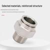 304 Stainless Steel Push-to-Connect Pneumatic Quick Connector, 8mm Air Hose, High Pressure, High Temperature, Models: PC8-02, PC6-02, PC6-03.