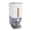 Rice Container 12kg Automatic Rice Dispenser One Button Portion Control Airtight Storage PP Kitchen Container for
