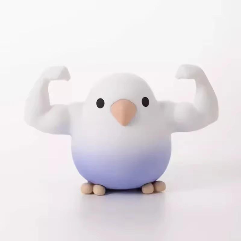 Q Version Small Taro Dumpling Bird Blind Box Cute Desktop Decoration Toy Third Projectile What Bird Thing Trendy Gift