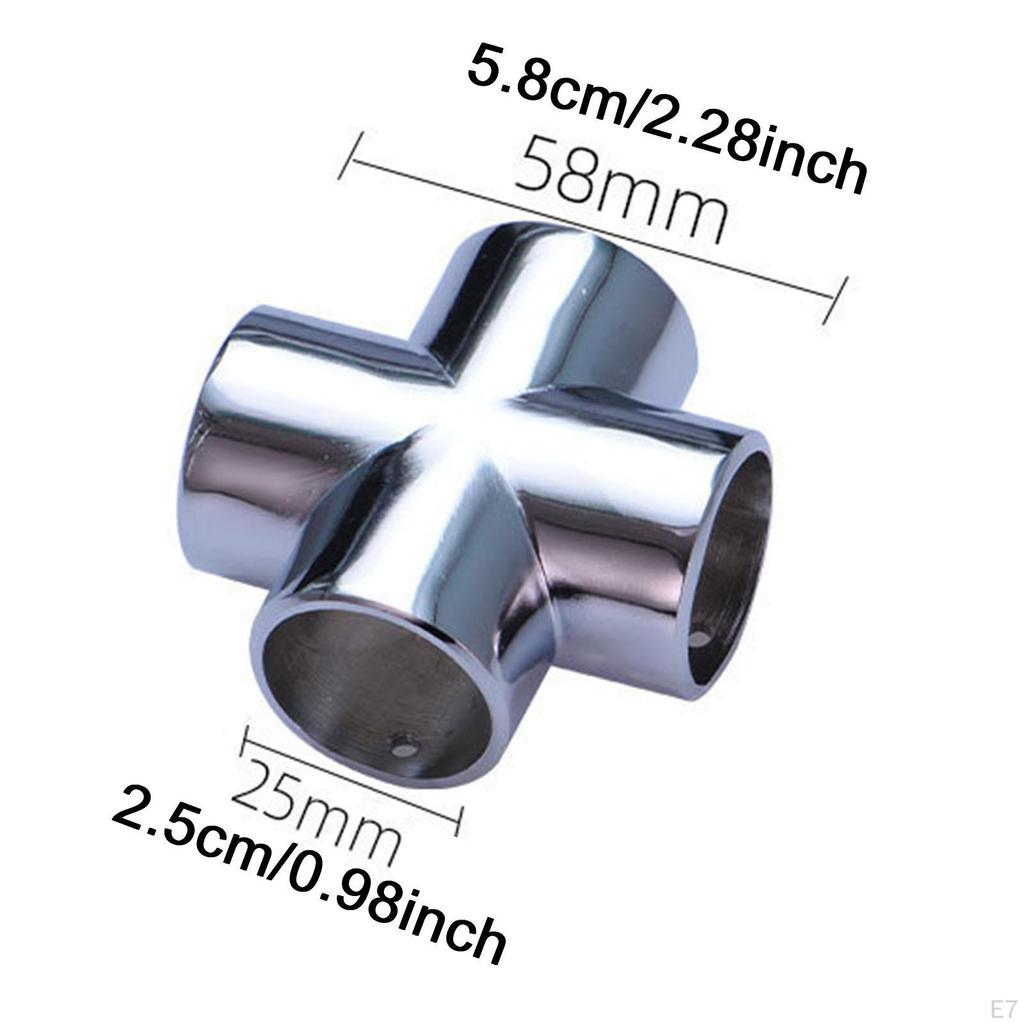 25mm Round Hose Connector Corner Joint for Clothes Rack Assembly