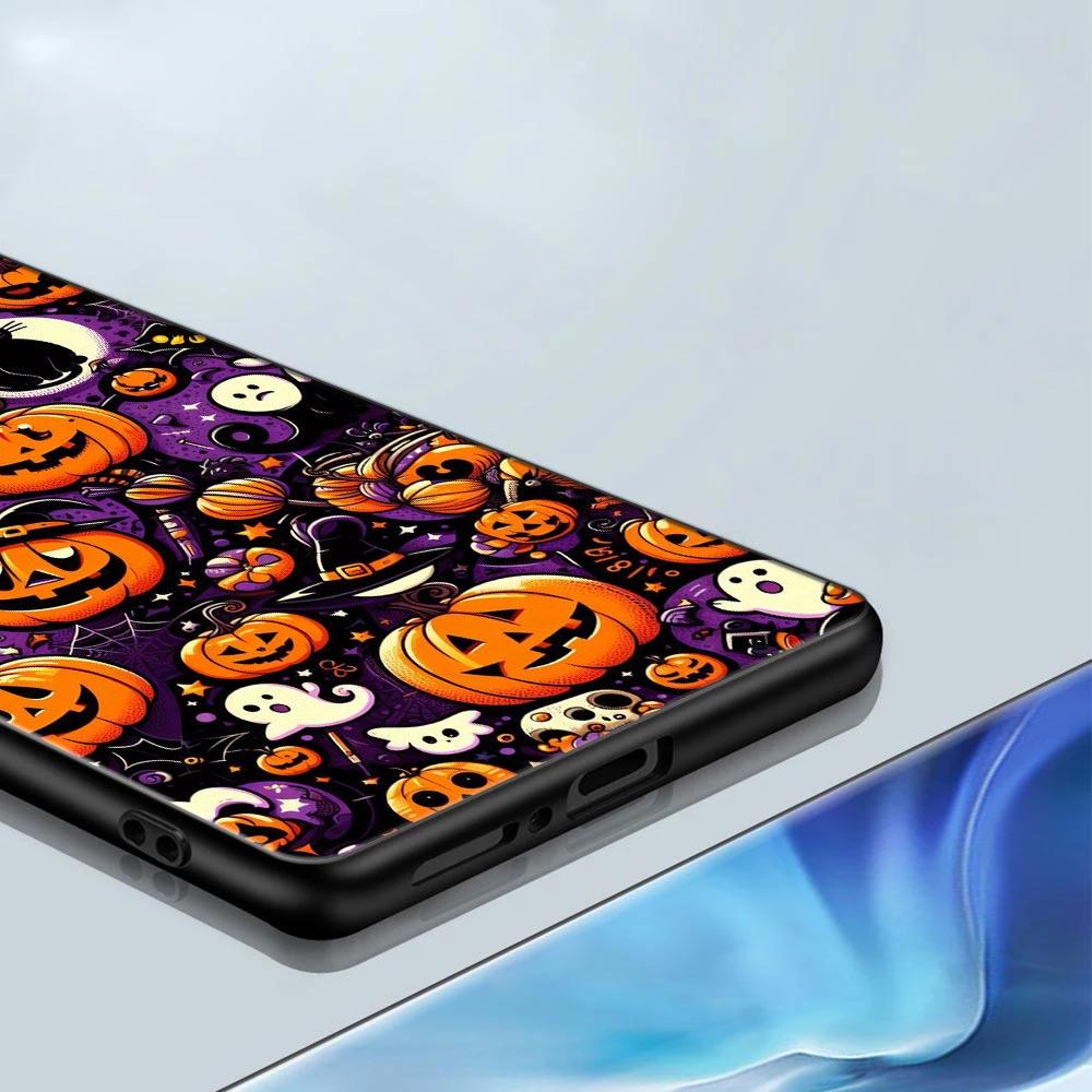 Happy Halloween Cat Pumpkin For Xiaomi 15 Ultra 11T 12T 13T 14T Pro Phone Case Mi POCO X7 M7 F7 Pro F5 F6 M6 X3 X5 X6 Back Cover