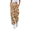 Women's Casual Fashion Halloween Print Casual Pants Sweatpants Long Pants Drawstring Elastic Waistband Cuffed Pants