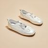 Fashion AIYUQI Women's Sneakers Casual  Ballet Shoes Women Flat Genuine Leather Large-Size Elasticated Female Virtue Training Shoes
