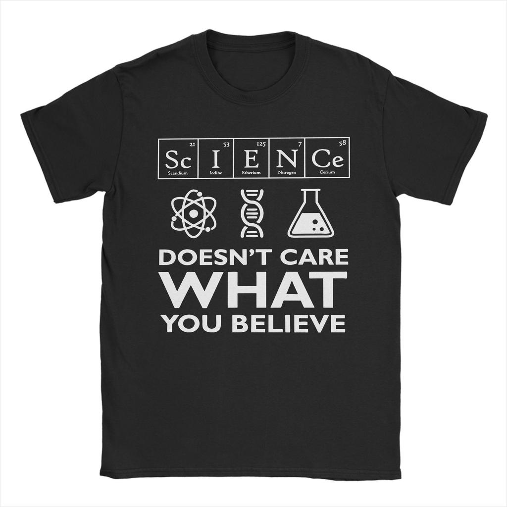 Think Like A Proton Stay Positive Science Unisex Unisexs T Shirts Amazing Tees Crew Neck Tshirt Cotton Plus Size Clothes