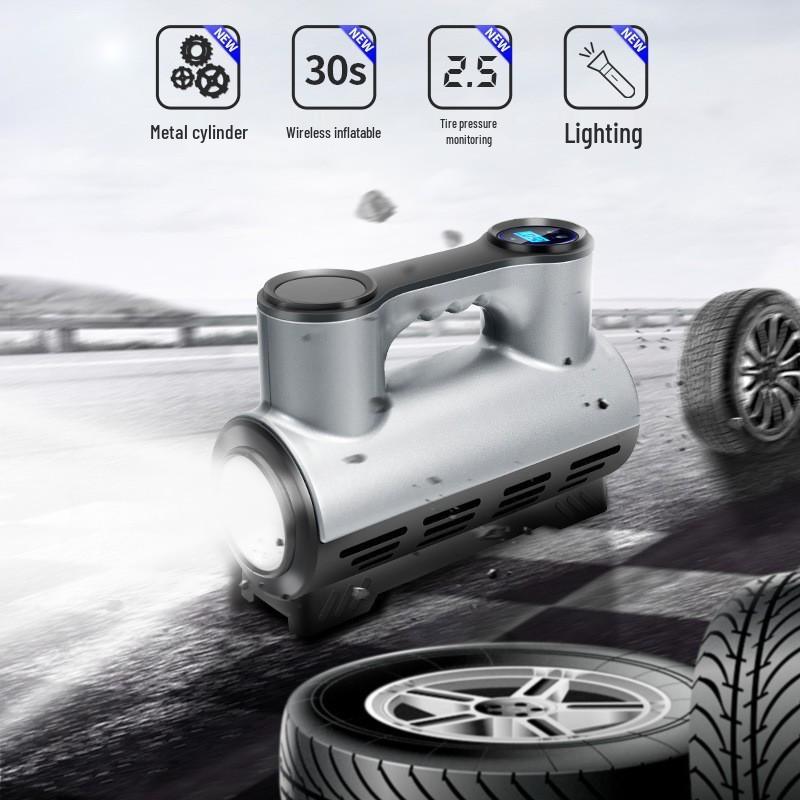 High-Power Portable Digital Tire Air Pump