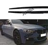 BMW 3 Series F30/F35 Glossy/Matte Black PP Plastic MP Style M Sport Side Skirts