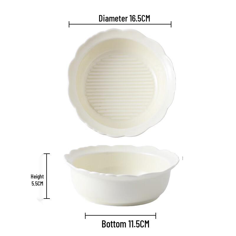 ZISIZ Cream Style Underglaze Dinnerware