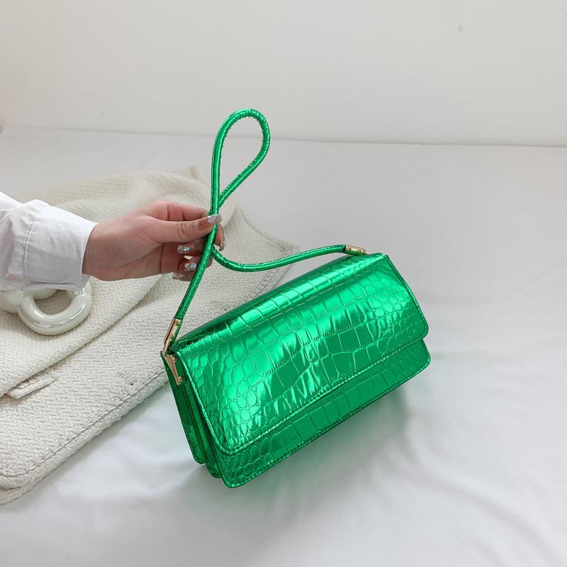 Stylish Street Fashion Shoulder Bag Retro Handbag Pu Material Small Square Bag