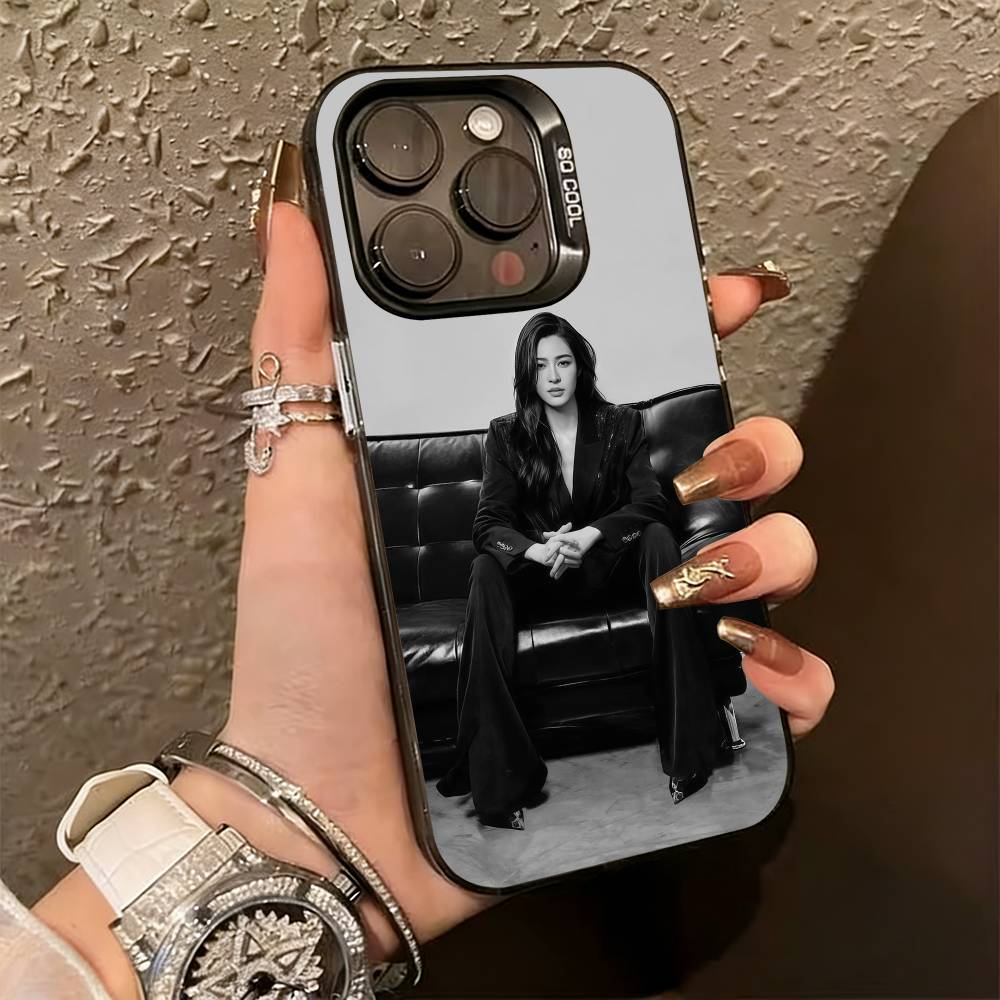 

Чехол для телефона L-Lingling Kwong Актриса для iPhone 17,16,15,14,13,12,11 Plus,Pro Max,XS, Цветной Серебряный Позолоченный Внутренний Чехол iPhone16plus