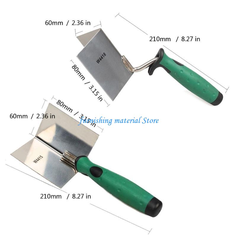 Y5GD Comprehensive Putty Scraper set Steel Manual Tool 2pcs for Paint & Mud Removal