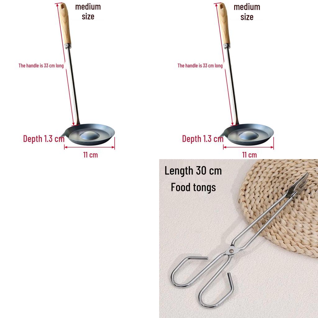 Commercial-Grade Large Fried Noodle Nest Ladle Mold
