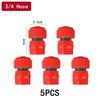 3/4" Garden Hose Quick Connector Water Pipe Car Wash Gun Joint Fittings - Durable Watering Pipe Accessories for Home Yard