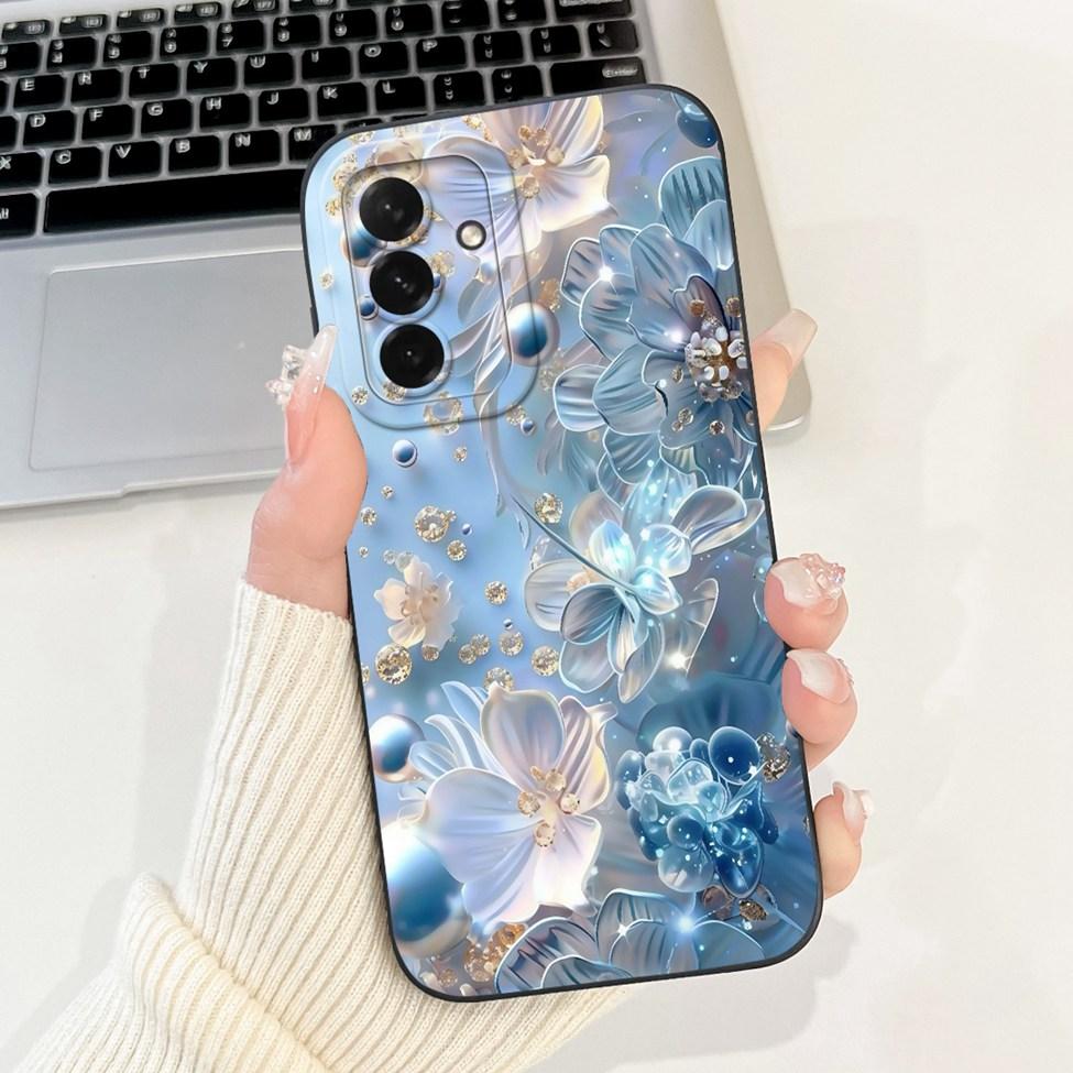 For Samsung A56 5G Case A566B Luxury Fashion Flowers Kawaii Cute Shockproof Phone Case For Samsung Galaxy A56 5G Cover SM-A5660