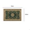 1/12 Dollhouse Carpet Doll House Door Mat,Living Room,Pretend Play Toy,Home Mini Weaving Rug