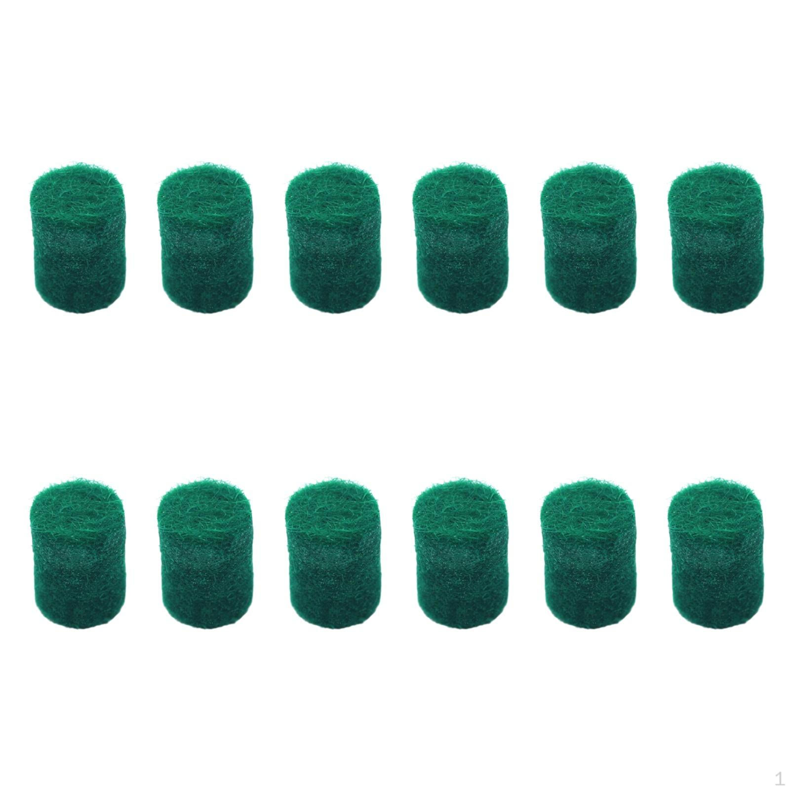 

12 штук Подушечки для саксофона Колонки Легкие для сопрано и Аксессуары Позиционирование клавиш зелёный