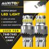 7443 7440 LED 6500K Reverse Brake Backup Tail Stop Parking Light Bulbs No Error