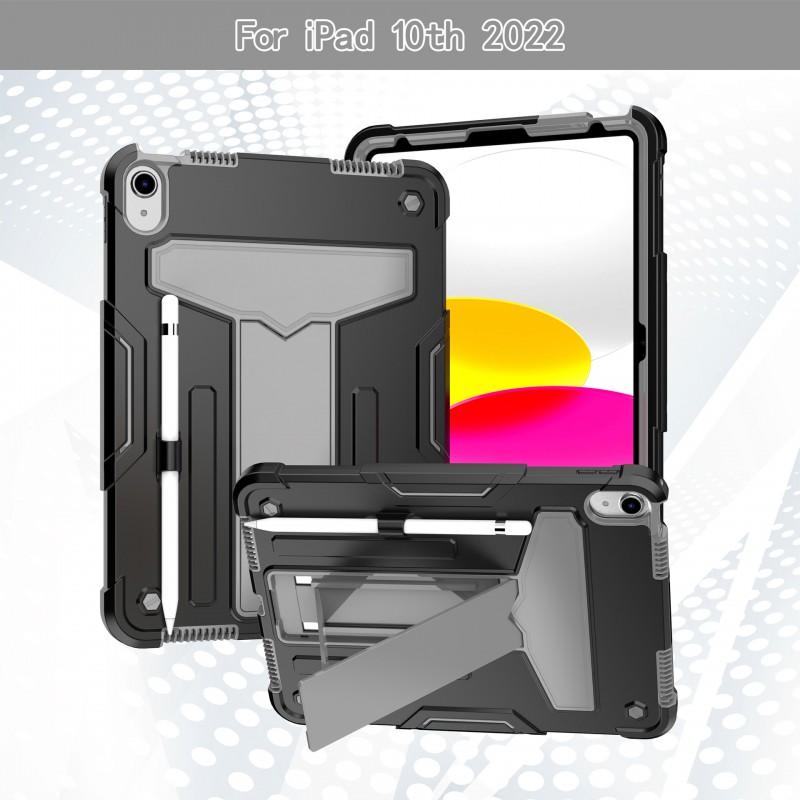 IPad 11th Gen Case With T-Shaped Stand Support Full Coverage Shockproof Silicone Cover 10th 10.9 Inch