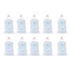 10-Pack Large Capacity Ice Bags with Drawstring for Freezer Storage