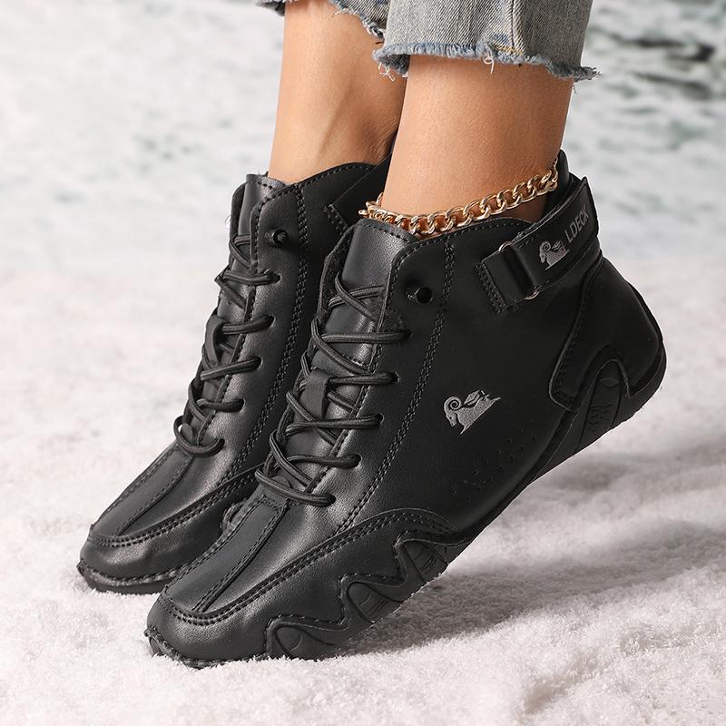 Women's High Top Sneakers Outdoor Casual Walking Boots for Autumn Free Shipping Ankle Boots Fashion Anti Slip Hiking Shoes Woman