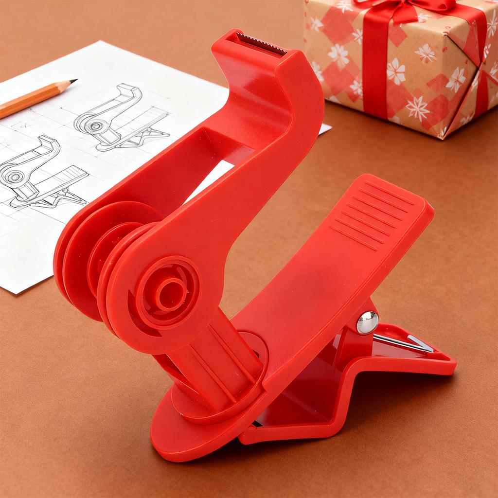 Desktop Tape Dispenser ABS   Craft Tape Dispenser Table Clamp Tabletop Gift Wrapping Tool for Gift Wrapping Holiday Projects