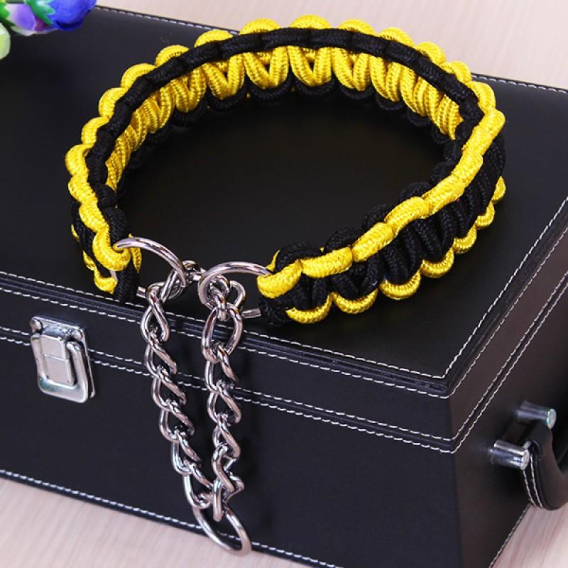 Dog Collar P Chain Small Medium Large Dogs Adjustable Pet Training Walking