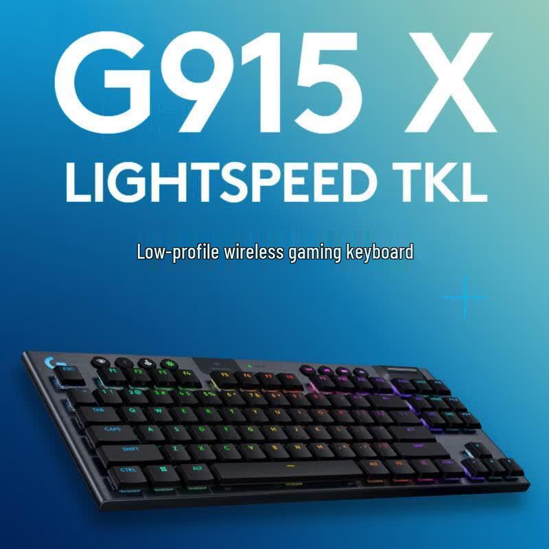 Logitech G G915 X LIGHTSPEED TKL Low-Profile Wireless RGB Gaming Keyboard