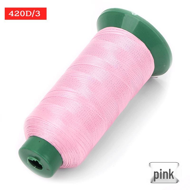 Sewing Machine & Handcraft Thread: High-Strength Mercerized Nylon for Upholstery, Leather, and Jeans