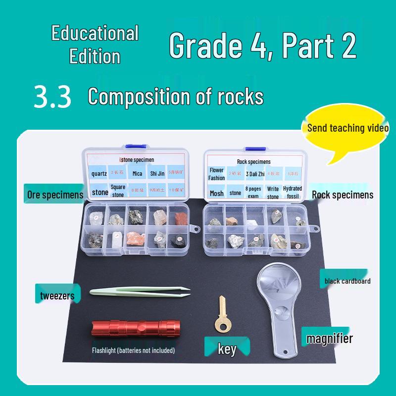 

4th Grade Science Experiment Kit: Rocks Edition