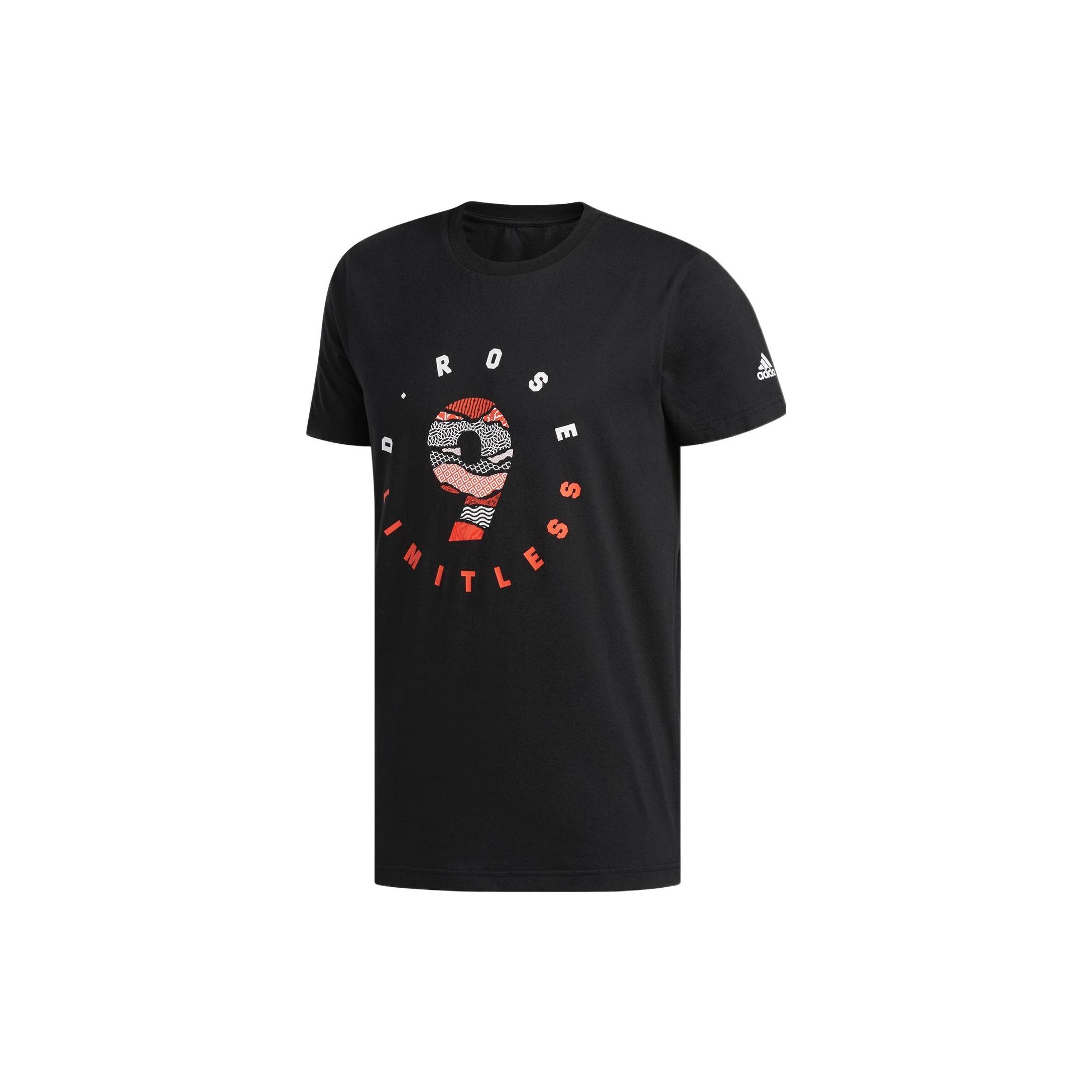 adidas Rose Limitless Tee Black Men s DP9132 M