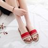 Cotton and Linen Non-Slip Home Slippers for Men and Women – Indoor Summer Slippers with Thick Bottom for Wooden Floors.