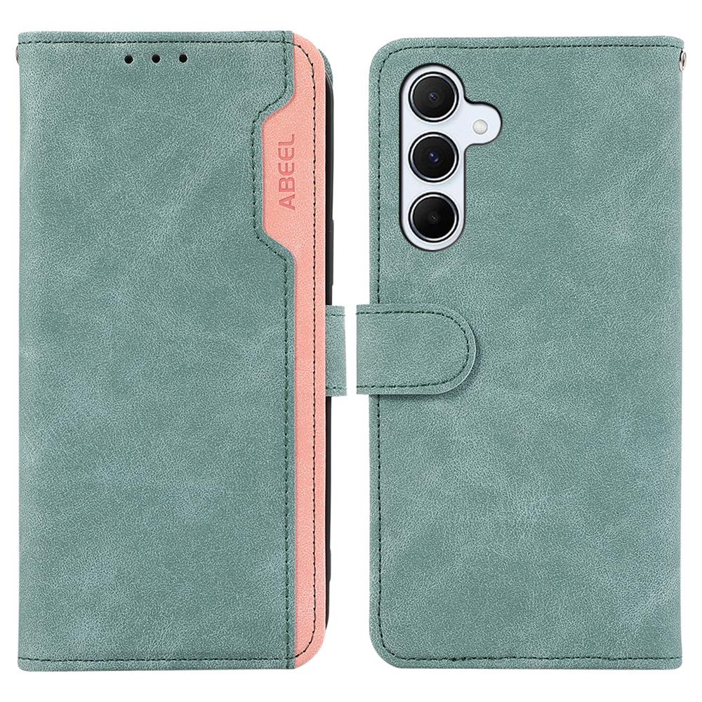 For Samsung Galaxy A36 5G Case Color Splicing Leather Flip Phone Cover RFID Blocking