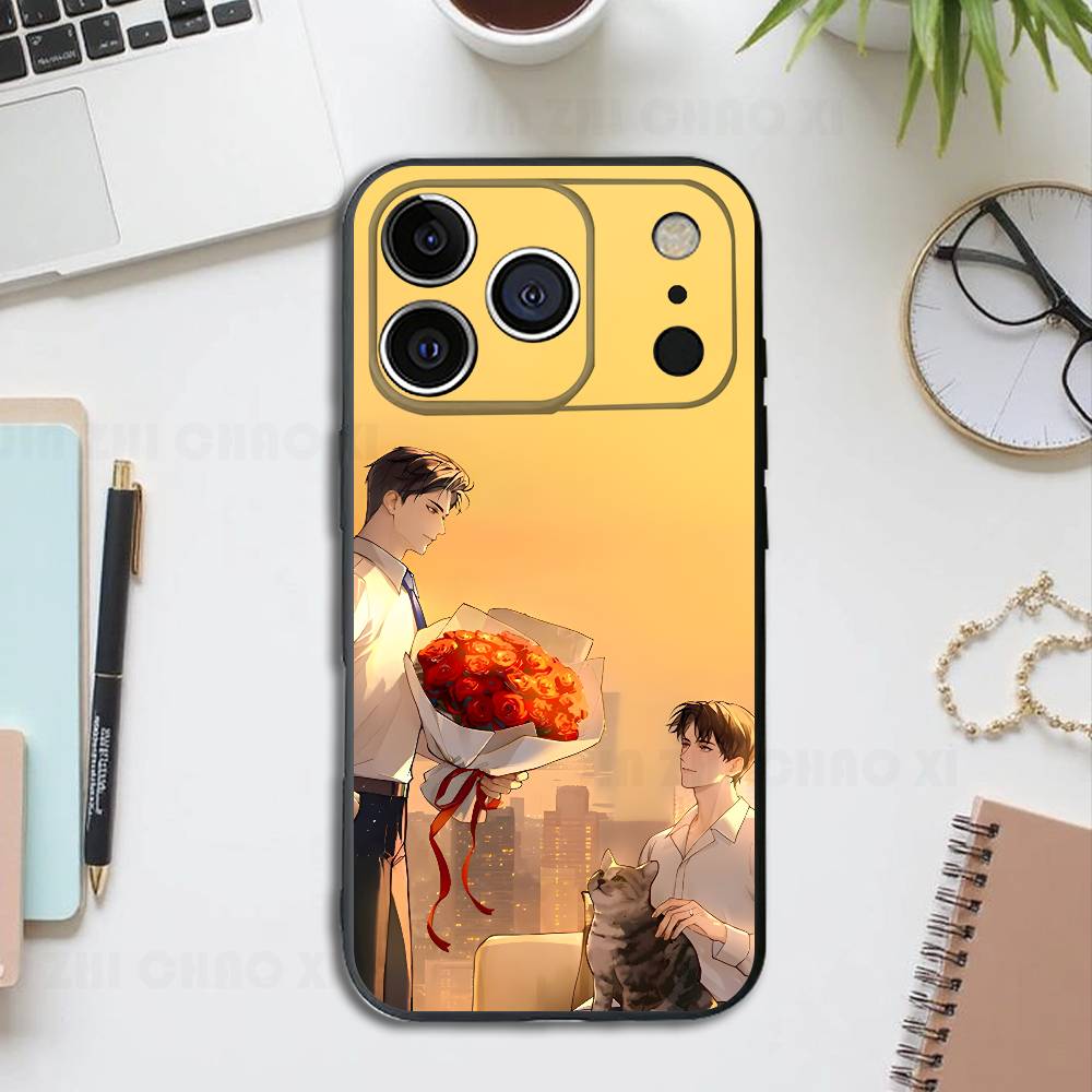 Sao Hom Nam Tay Tang Silicone Soft Phone Case For IPhone17 16 15 14 13 12 11 Pro Max Plus X XR SE Cover