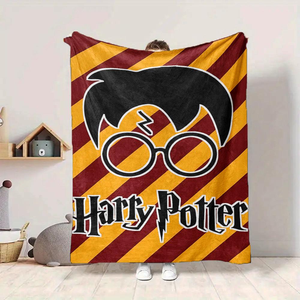 1 Stück Harry Potter Decke Leichte Flanell-Kuscheldecke für Sofa, Bett, Reisen, Camping, Wohnzimmer, Büro, Couch, Stuhl und Bett