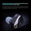 KZ Castor Pro Tunable In-Ear Monitors, HiFi Enhanced Bass In-Ear Headphones, Dual Dynamic Driver Gaming Earphones, IEM Earphones with 2PIN-C Detachabl