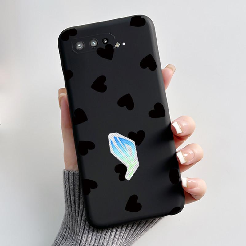 For Asus ROG Phone 5 5s Case Luxury Cute Love Rabbit Funny Soft TPU Silicone Protective Back Cover For Asus Rog 5 5s Phone Case