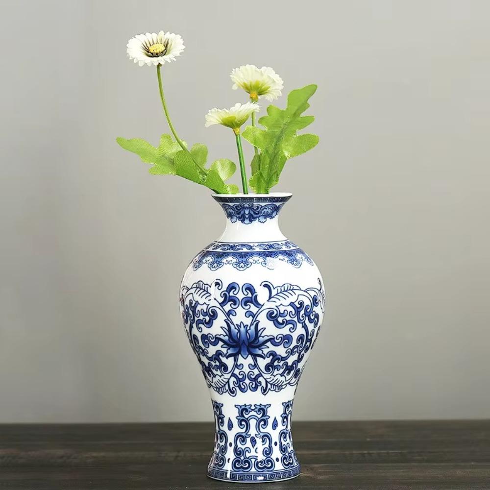DIY Flower Arrangement Wall Hanging Hydroponic Vase Ornaments Antique Ceramic Vase