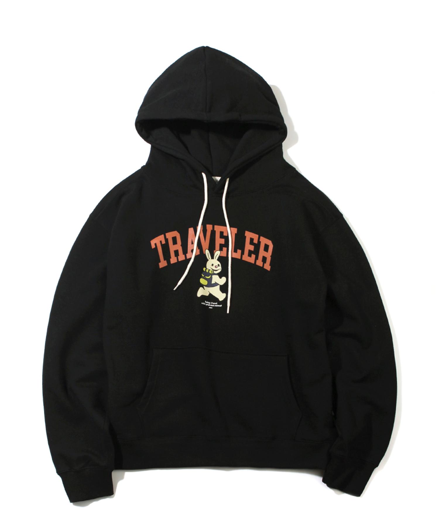 Sunday Hobby Club Travel Rabbit Hoodie - Black Black/M