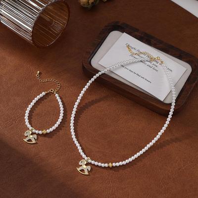 Eleganter Perlen-Choker: Leichter Luxus Modeschmuck Halskette für den stilvoll Raffinierten
