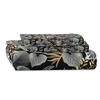 3D Digital Printing Luxury Plant Flower Quilt Cover Three-Piece Pillowcase Bedding