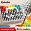 Translucent Soft Tip Acrylic Marker for Layering, DIY Art, Children's Graffiti, and Elementary School Drawing.