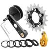 Kits de Conversion Single Speed Réglage du tendeur de chaîne Single Speed Guide-chaîne Vélos Ajusteur Convertisseur Single Speed