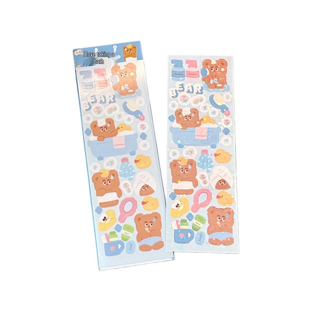 Tengyi Cute Cartoon Bear Stickers for DIY & Decorations