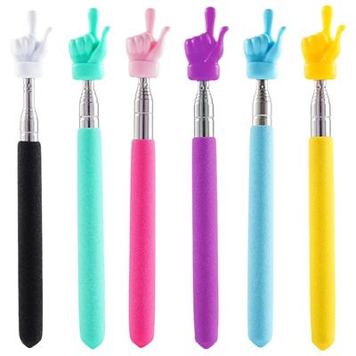 Retractable Teacher Pointer Finger Reading Guide Children Teaching Tools Telescopic Sticks Kids Educational Games Learning Playthings
