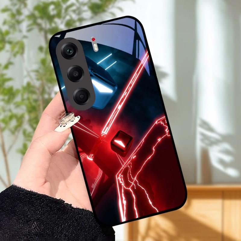 For Tecno Camon 40 Pro 4G Phone Case Lens Protection Bumper For TECNO Camon40 Pro 40Pro 4G Tempered Glass Back Cover Fundas Capa