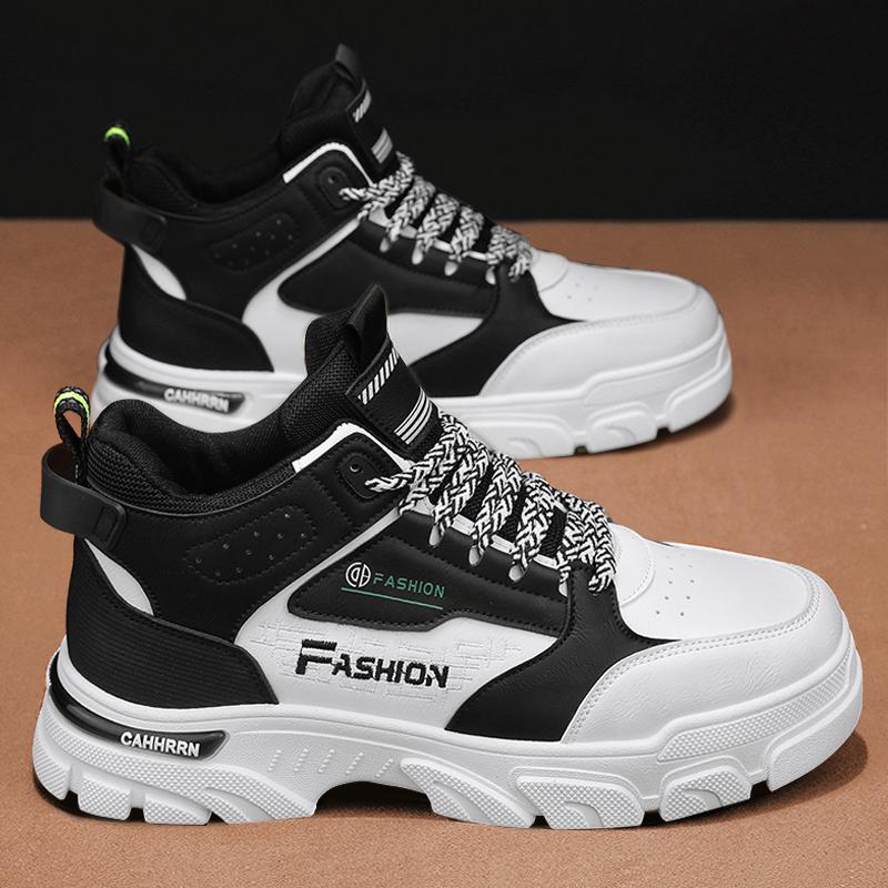 Autumn and Winter High-top Martin Boots Tooling Locomotive Shoes Versatile Casual Shoes Trendy Shoes Outdoor Men's Shoes