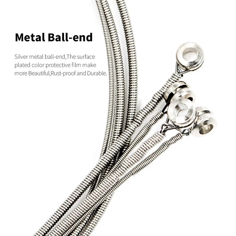 Orphee VX Bass Guitar Strings Carbon Steel Hexagonal Core Alloy Wound Electric Bass Guitarra Guitar String Accessories