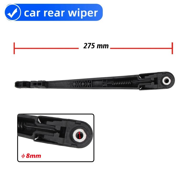Car Rear Wiper Blade Blades Back Window Wipers Arm For Mitsubishi Grandis Hatchback (2005-) 275mm Car Accessories Styling rear wiper arm