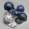 Hip-Hop Reflective Tie-Dye Fashion Men'S And Women'S Baseball Caps Cotton Street Graffiti Skateboard Sports Breathable Sun Hats
