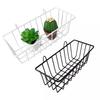 Hanging Basket Organizer, Wire Basket, Metal Wall Shelf Storage with Sturdy Iron Hooks for