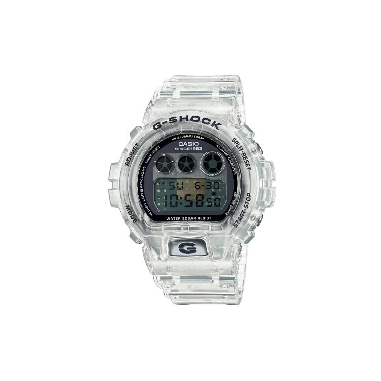

Casio G-Squad Series G-Shock 40th Anniversary Clear Remix 200M Water Resistant Quartz Movement Resin Strap Men watches Gray DW-6940RX-7JR Gray Dial